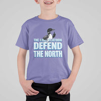 The Loon Platoon Defend The North T Shirt For Kid MN State Bird Loon Resistance