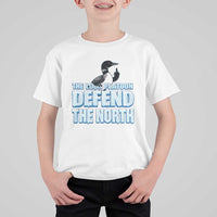 The Loon Platoon Defend The North T Shirt For Kid MN State Bird Loon Resistance