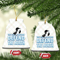 The Loon Platoon Defend The North Ceramic Ornament MN State Bird Loon Resistance