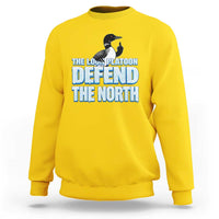 The Loon Platoon Defend The North Sweatshirt MN State Bird Loon Resistance