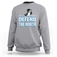 The Loon Platoon Defend The North Sweatshirt MN State Bird Loon Resistance