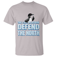 The Loon Platoon Defend The North T Shirt MN State Bird Loon Resistance