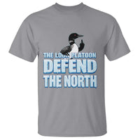 The Loon Platoon Defend The North T Shirt MN State Bird Loon Resistance