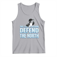 The Loon Platoon Defend The North Tank Top MN State Bird Loon Resistance