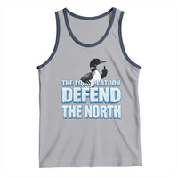 The Loon Platoon Defend The North Tank Top MN State Bird Loon Resistance