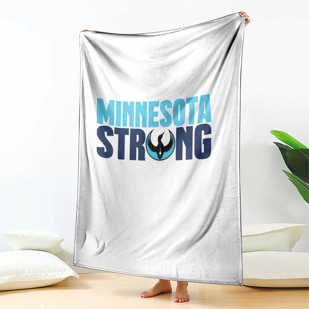 MN State Bird Loon Throw Blanket Minnesota Strong Pride