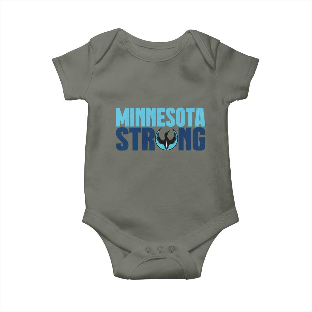 MN State Bird Loon Baby Onesie Minnesota Strong Pride