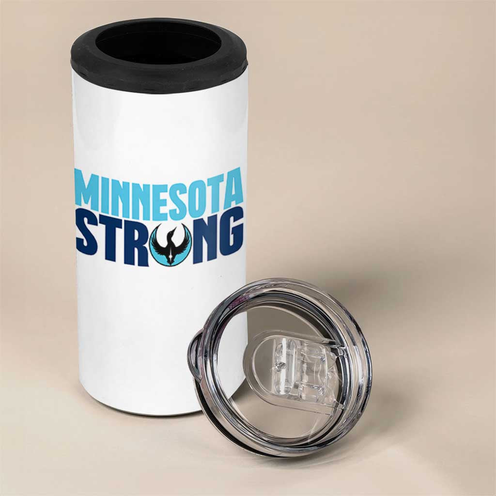 MN State Bird Loon 4 in 1 Can Cooler Tumbler Minnesota Strong Pride