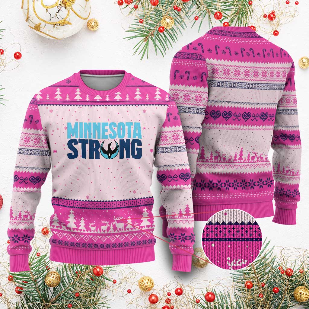 MN State Bird Loon Ugly Christmas Sweater Minnesota Strong Pride