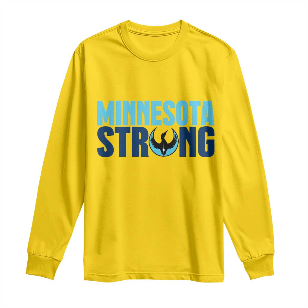 MN State Bird Loon Long Sleeve Shirt Minnesota Strong Pride