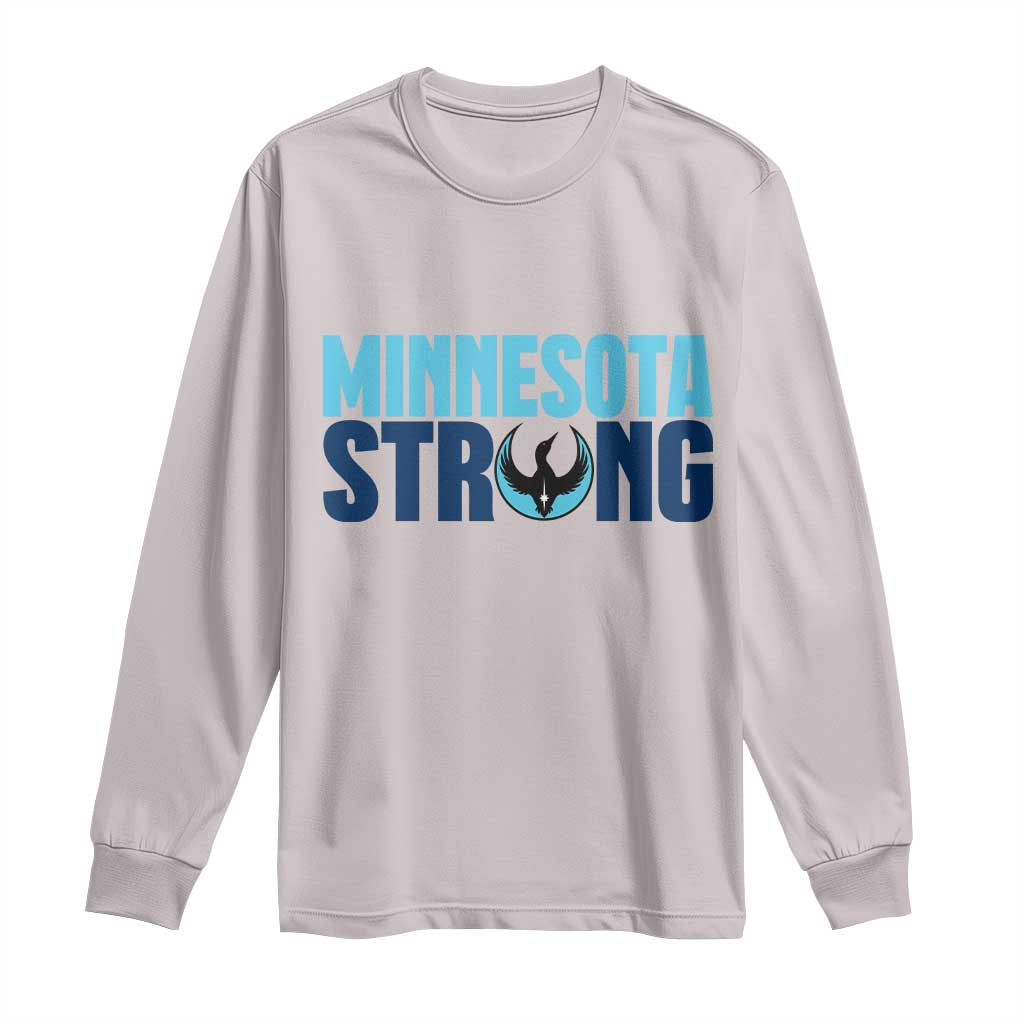 MN State Bird Loon Long Sleeve Shirt Minnesota Strong Pride