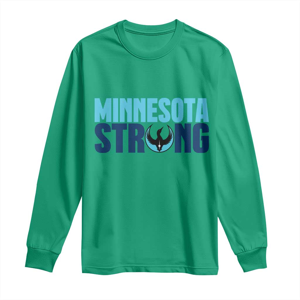 MN State Bird Loon Long Sleeve Shirt Minnesota Strong Pride