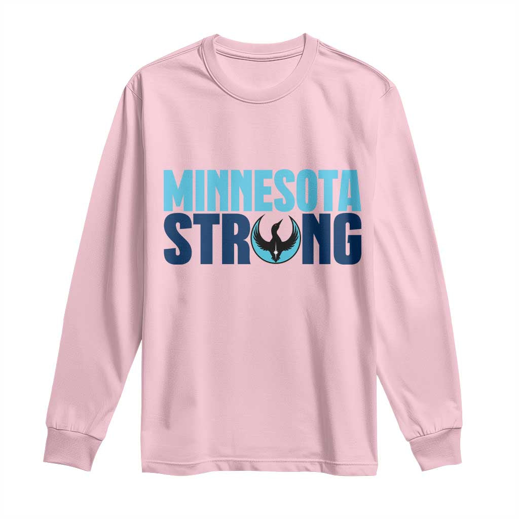 MN State Bird Loon Long Sleeve Shirt Minnesota Strong Pride