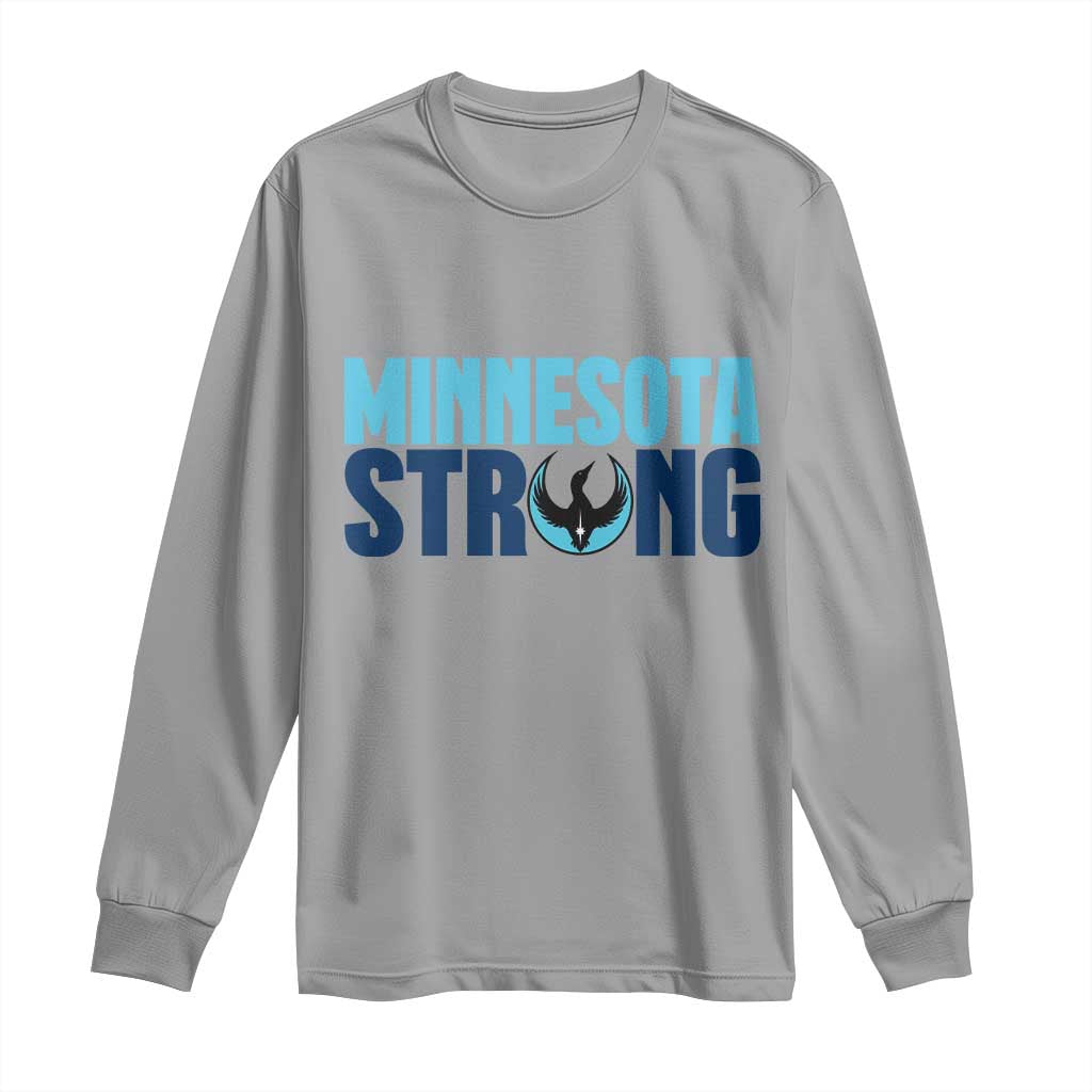 MN State Bird Loon Long Sleeve Shirt Minnesota Strong Pride