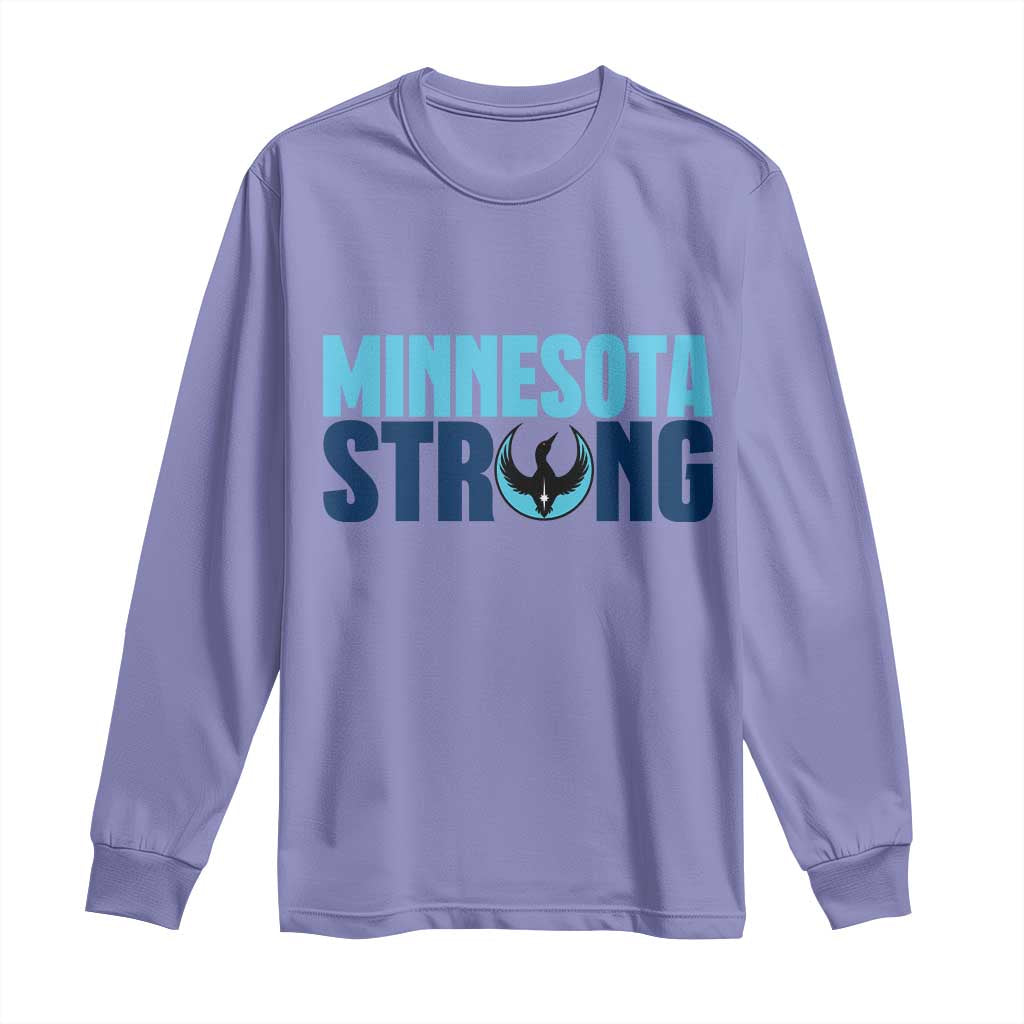 MN State Bird Loon Long Sleeve Shirt Minnesota Strong Pride