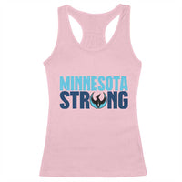 MN State Bird Loon Racerback Tank Top Minnesota Strong Pride