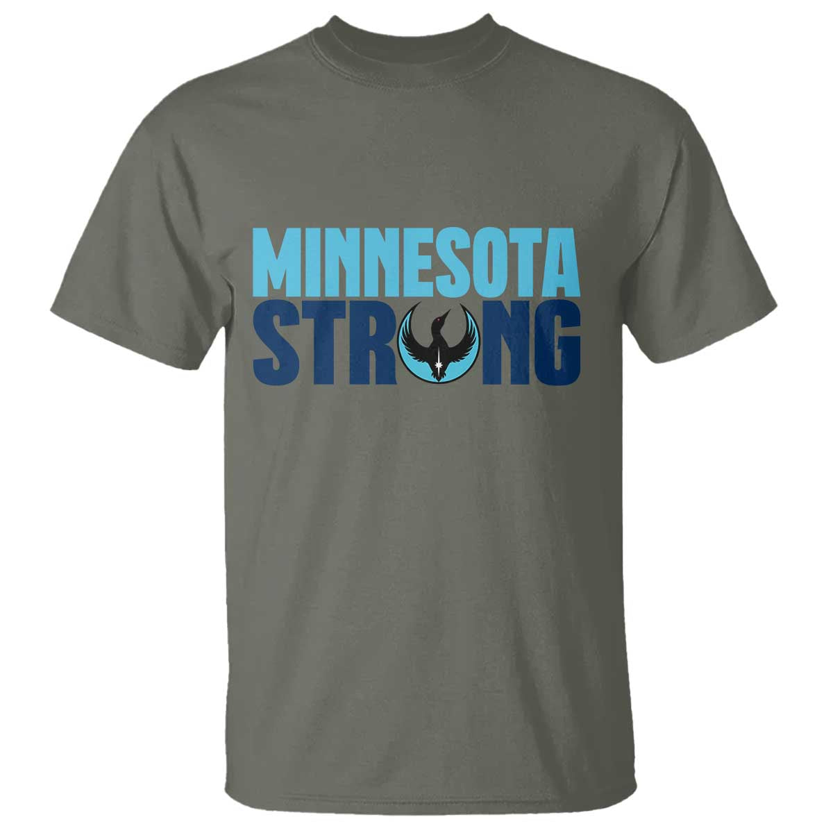 MN State Bird Loon T Shirt Minnesota Strong Pride