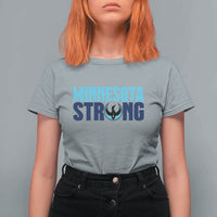 MN State Bird Loon T Shirt For Women Minnesota Strong Pride