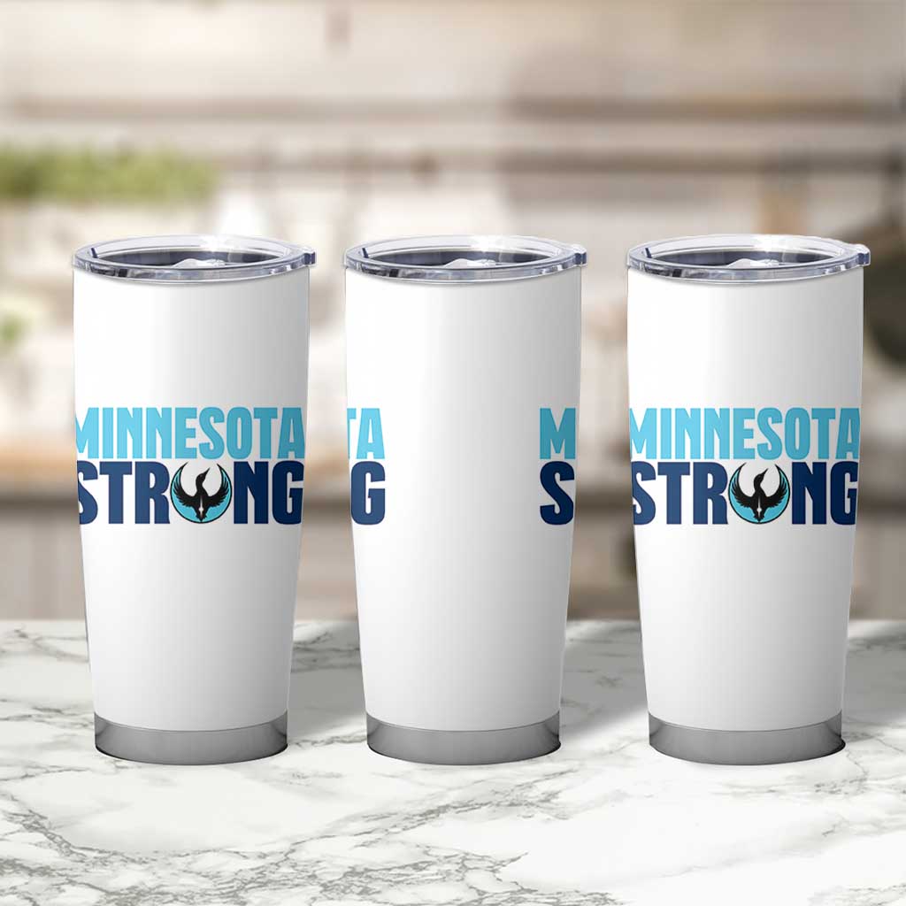 MN State Bird Loon Tumbler Cup Minnesota Strong Pride