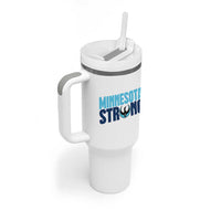 MN State Bird Loon Tumbler With Handle Minnesota Strong Pride