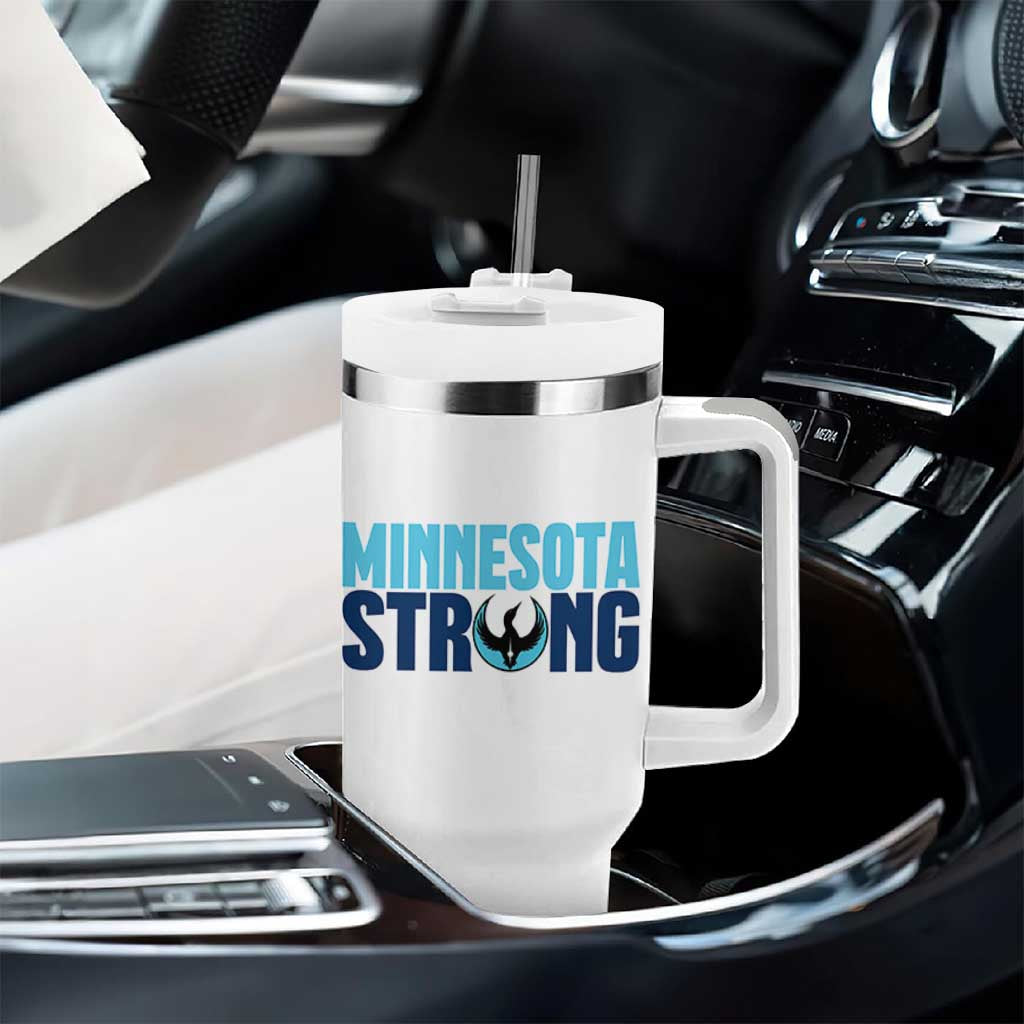 MN State Bird Loon Tumbler With Handle Minnesota Strong Pride