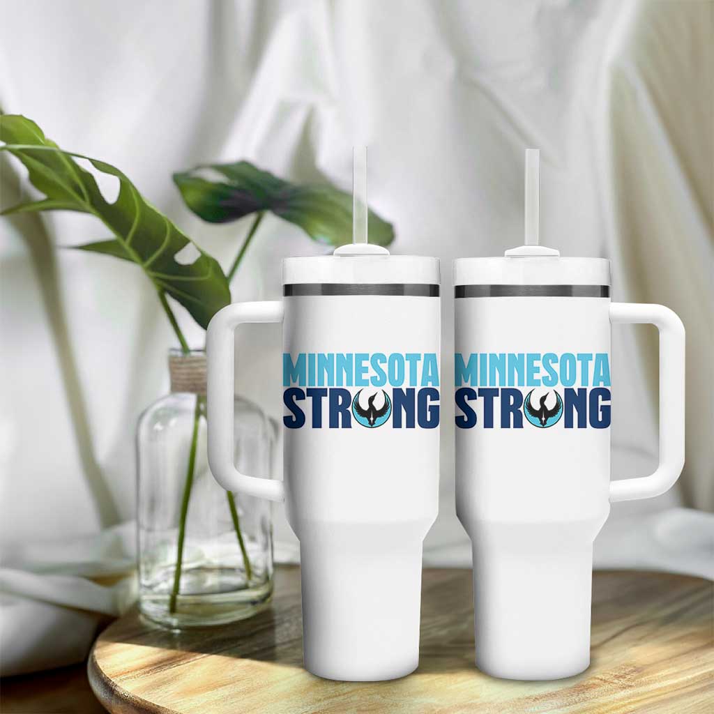 MN State Bird Loon Tumbler With Handle Minnesota Strong Pride