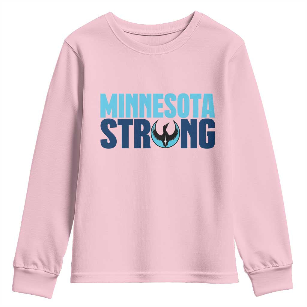 MN State Bird Loon Youth Sweatshirt Minnesota Strong Pride