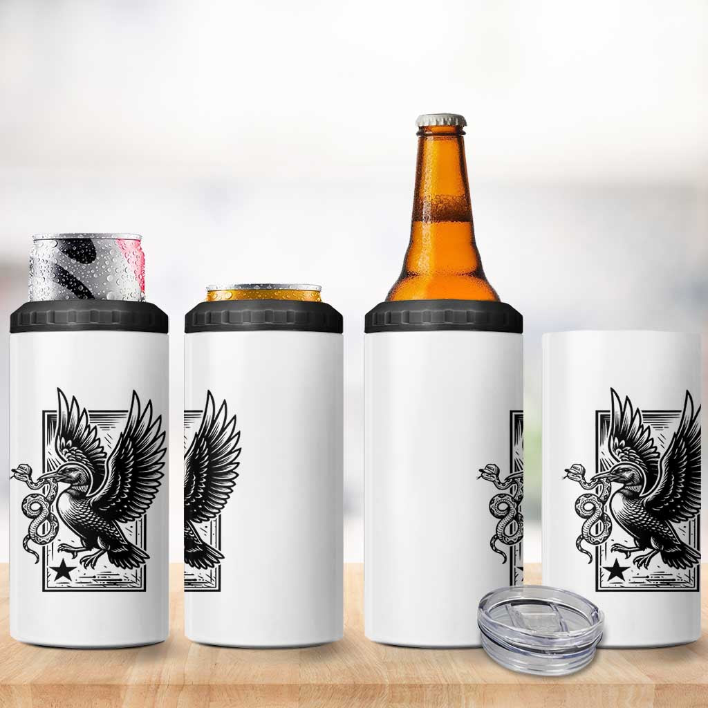 Rebel Loon Takes Down The Snake 4 in 1 Can Cooler Tumbler Support MN Anti Ice Movement