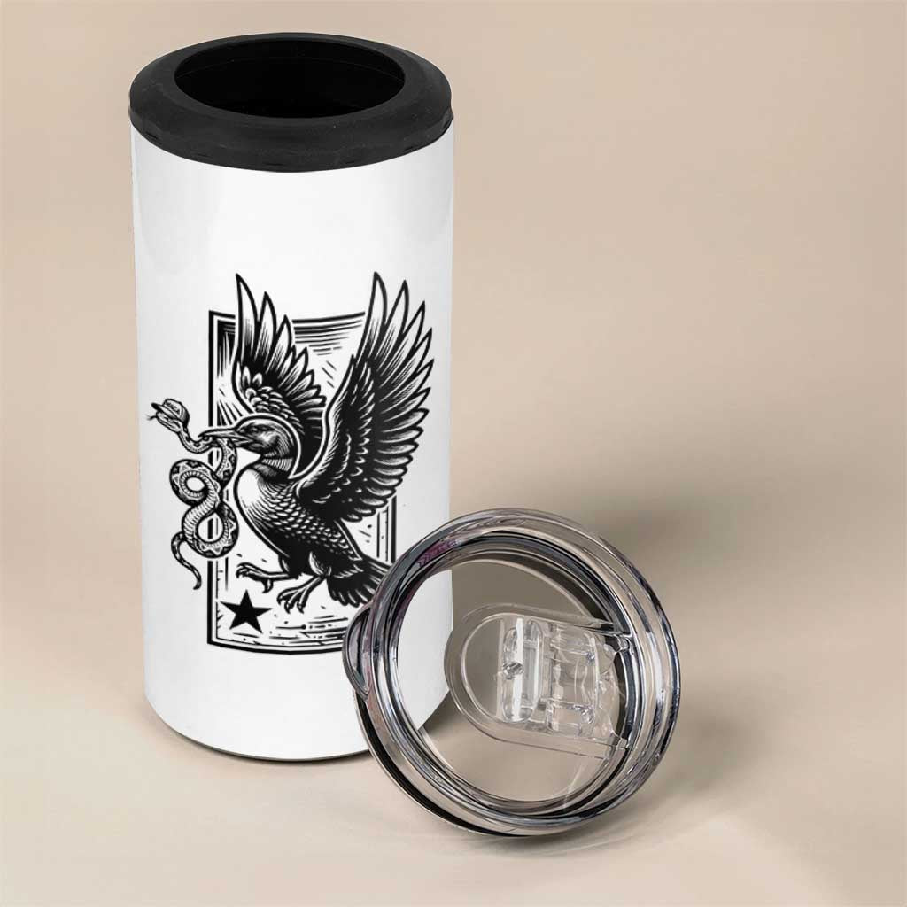 Rebel Loon Takes Down The Snake 4 in 1 Can Cooler Tumbler Support MN Anti Ice Movement