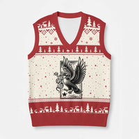 Rebel Loon Takes Down The Snake V-Neck Knit Sweater Vest Support MN Anti Ice Movement