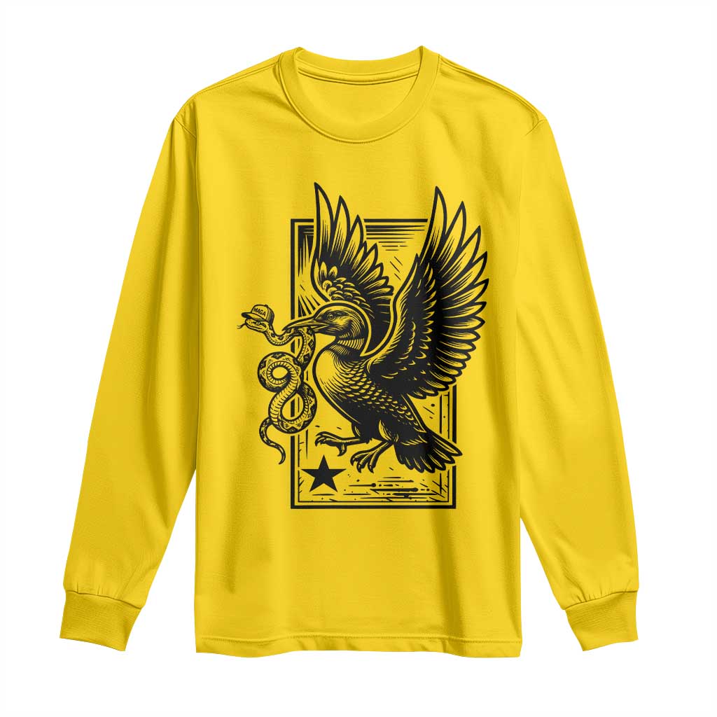 Rebel Loon Takes Down The Snake Long Sleeve Shirt Support MN Anti Ice Movement