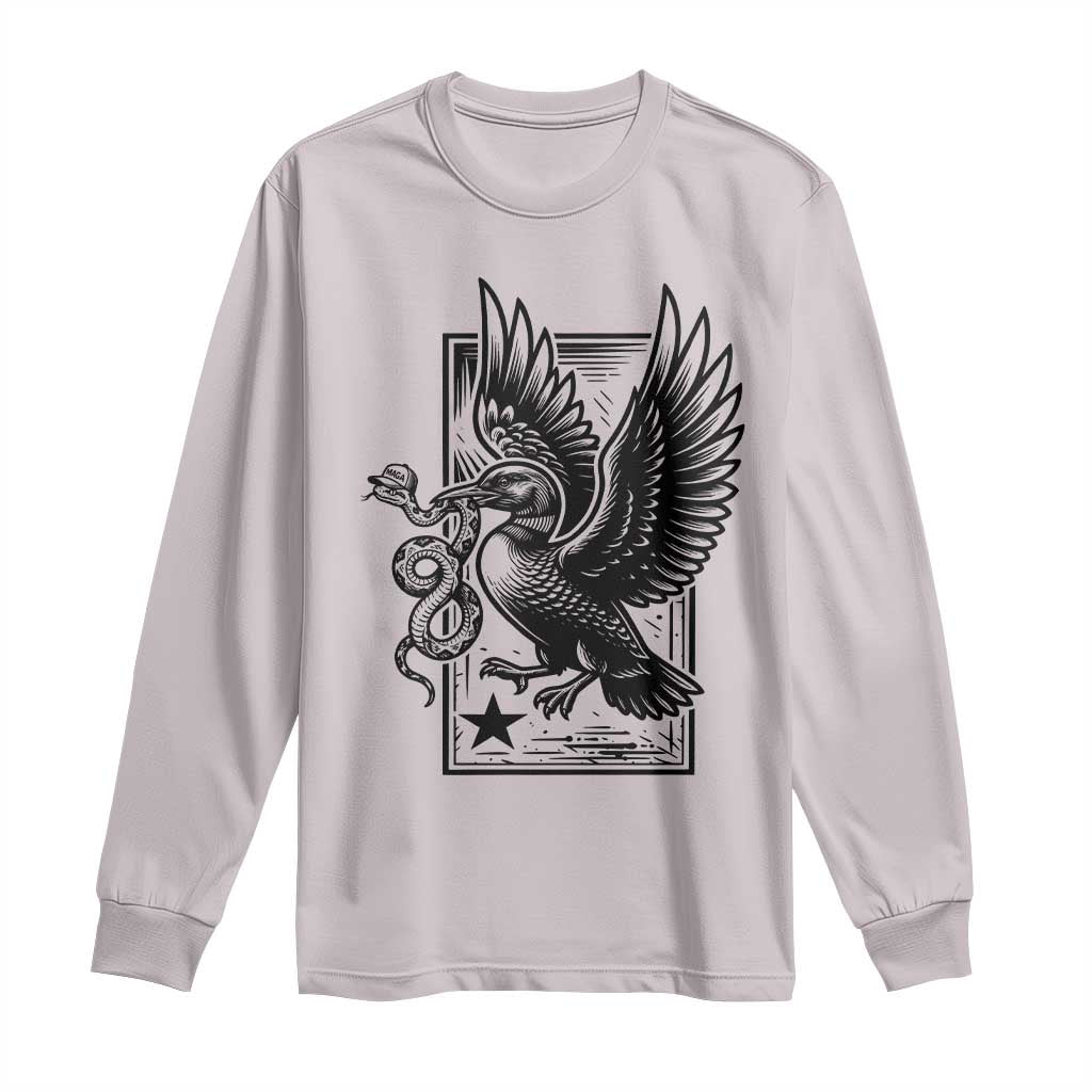 Rebel Loon Takes Down The Snake Long Sleeve Shirt Support MN Anti Ice Movement