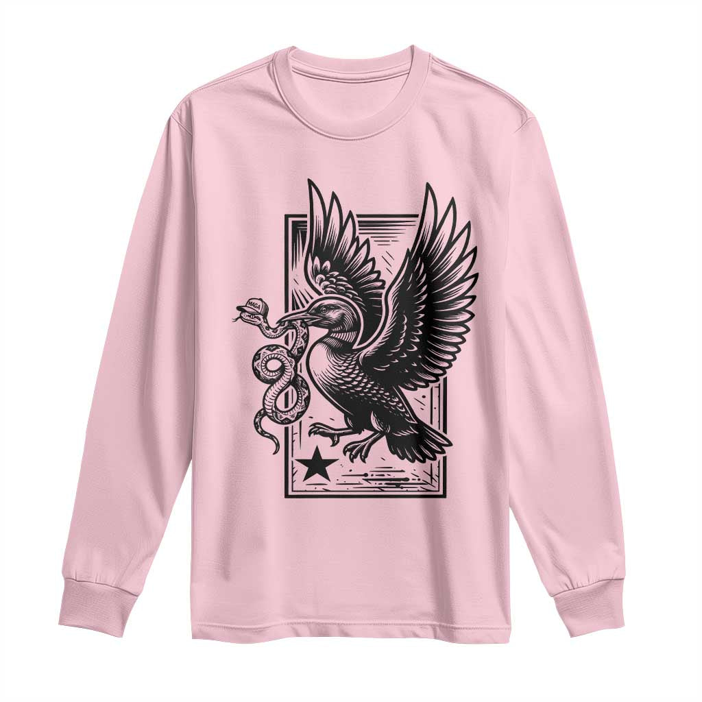 Rebel Loon Takes Down The Snake Long Sleeve Shirt Support MN Anti Ice Movement