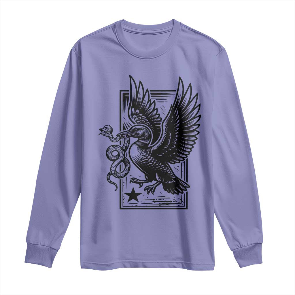 Rebel Loon Takes Down The Snake Long Sleeve Shirt Support MN Anti Ice Movement