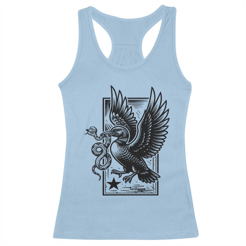 Rebel Loon Takes Down The Snake Racerback Tank Top Support MN Anti Ice Movement