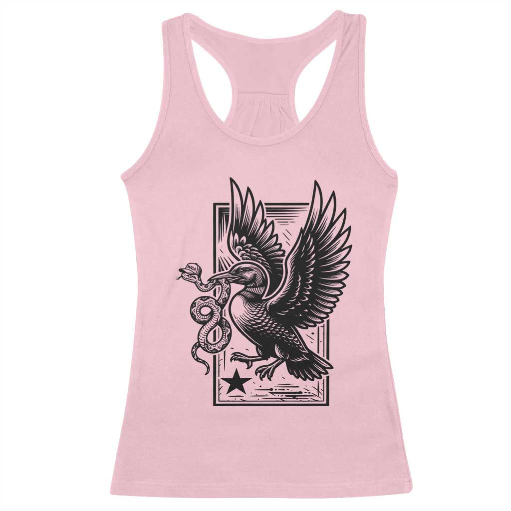 Rebel Loon Takes Down The Snake Racerback Tank Top Support MN Anti Ice Movement