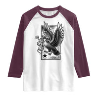 Rebel Loon Takes Down The Snake Raglan Shirt Support MN Anti Ice Movement