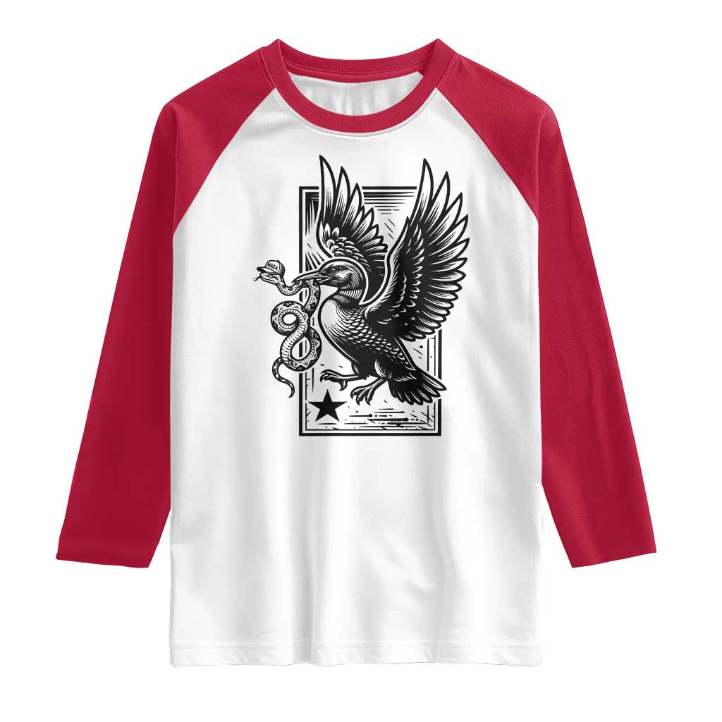 Rebel Loon Takes Down The Snake Raglan Shirt Support MN Anti Ice Movement