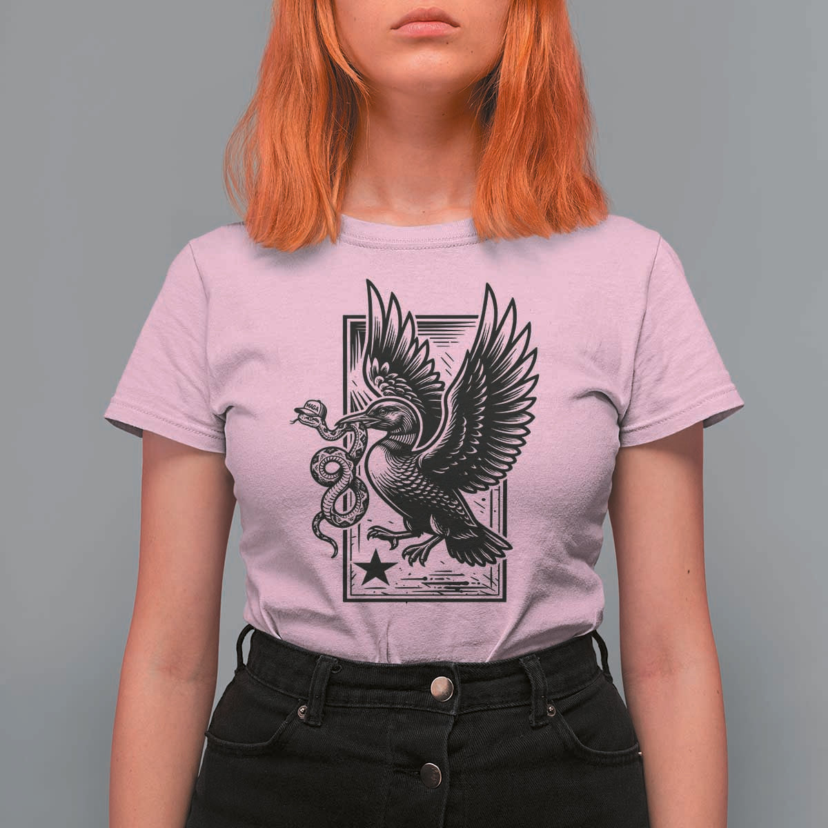 Rebel Loon Takes Down The Snake T Shirt For Women Support MN Anti Ice Movement