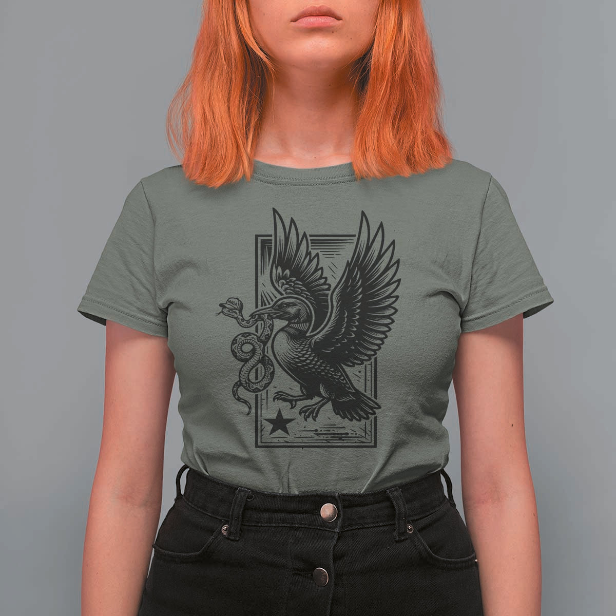 Rebel Loon Takes Down The Snake T Shirt For Women Support MN Anti Ice Movement