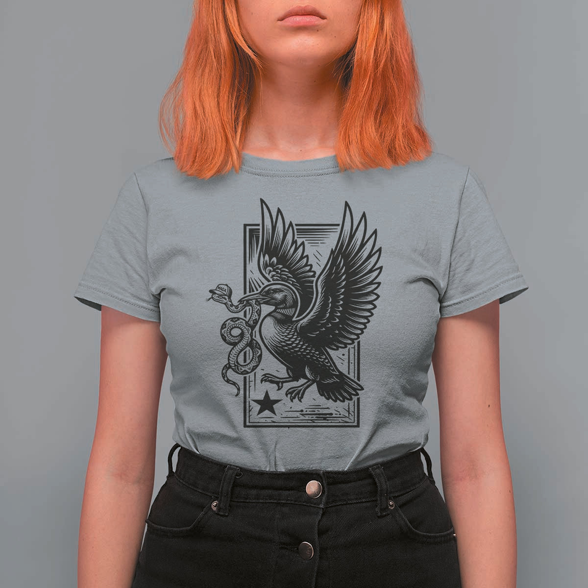 Rebel Loon Takes Down The Snake T Shirt For Women Support MN Anti Ice Movement