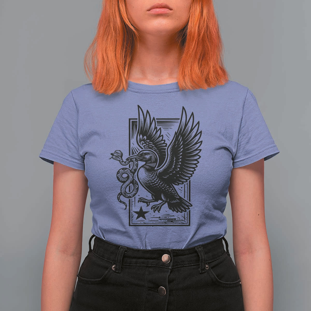 Rebel Loon Takes Down The Snake T Shirt For Women Support MN Anti Ice Movement
