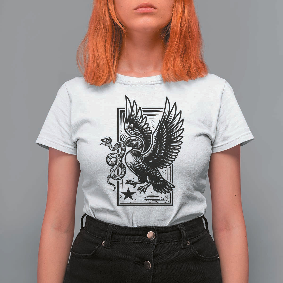Rebel Loon Takes Down The Snake T Shirt For Women Support MN Anti Ice Movement