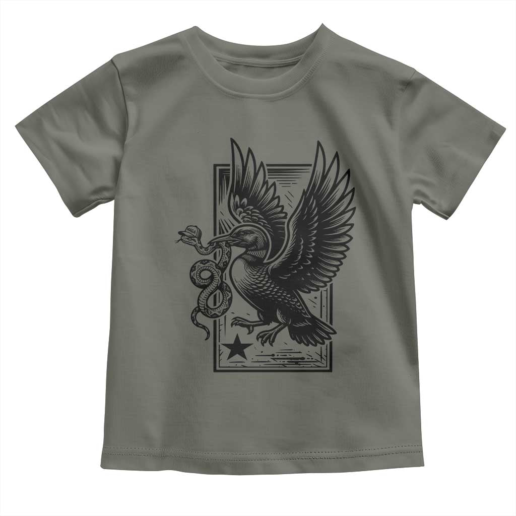 Rebel Loon Takes Down The Snake Toddler T Shirt Support MN Anti Ice Movement