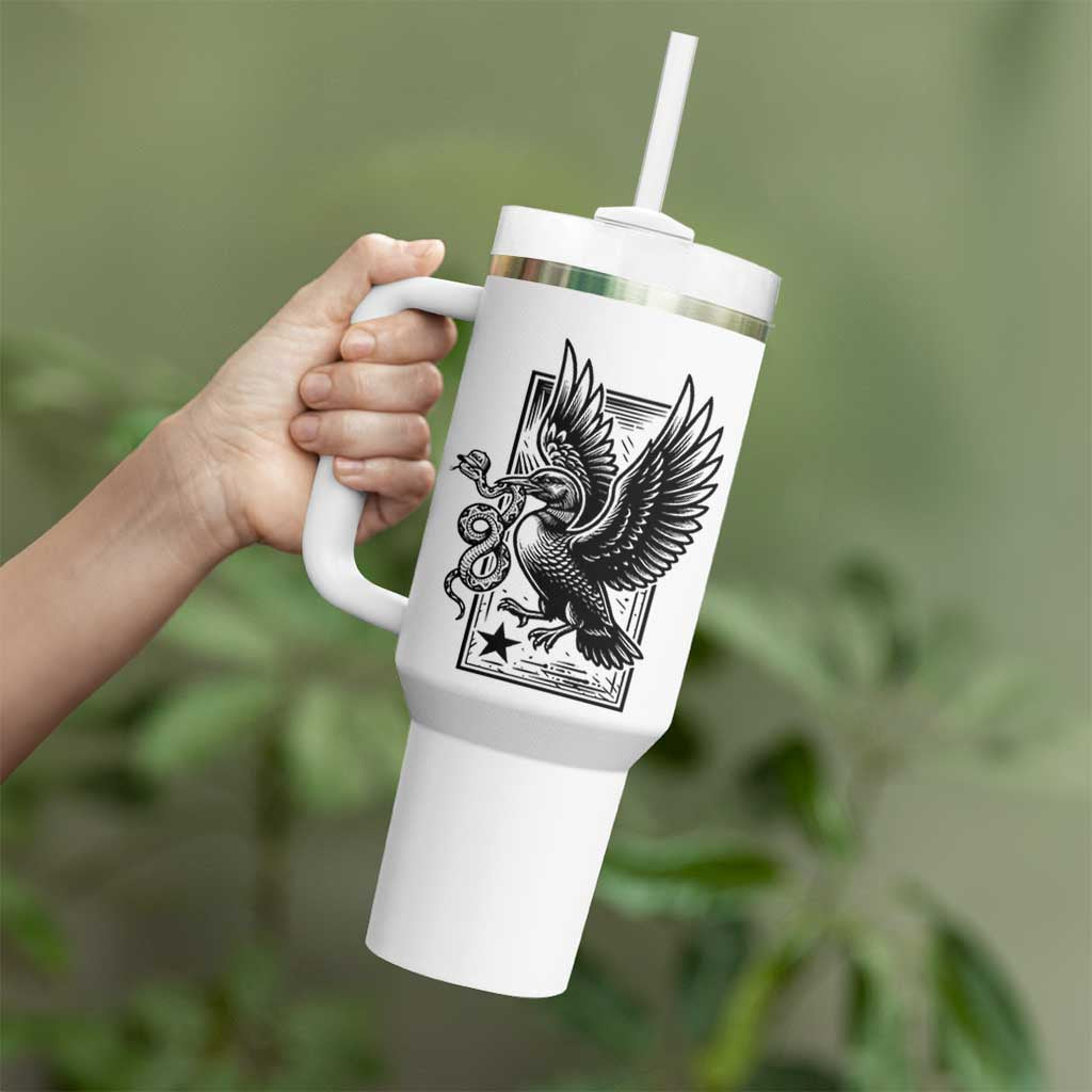 Rebel Loon Takes Down The Snake Tumbler With Handle Support MN Anti Ice Movement