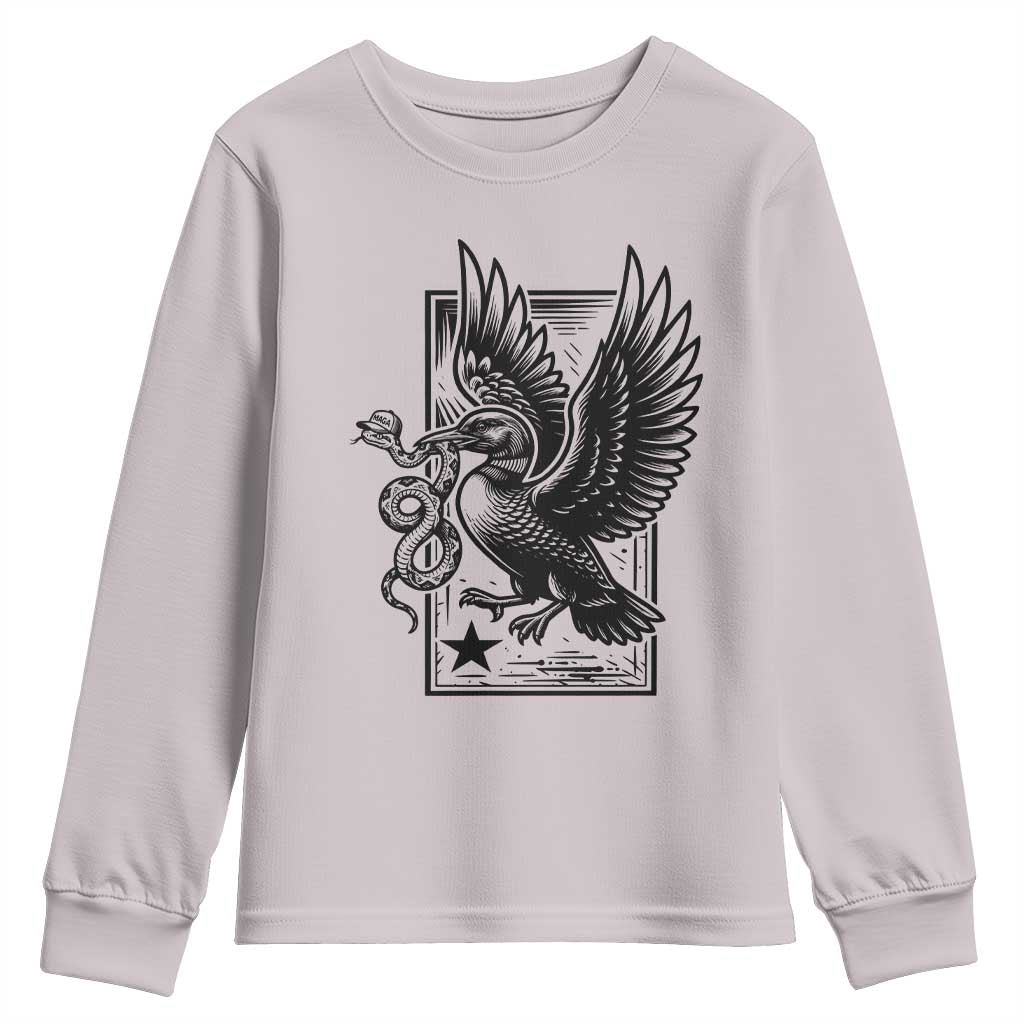 Rebel Loon Takes Down The Snake Youth Sweatshirt Support MN Anti Ice Movement