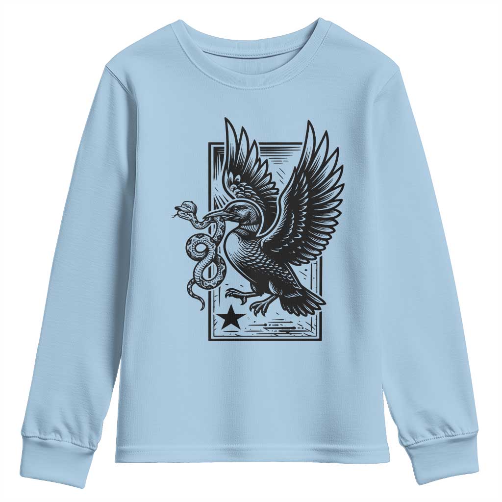 Rebel Loon Takes Down The Snake Youth Sweatshirt Support MN Anti Ice Movement