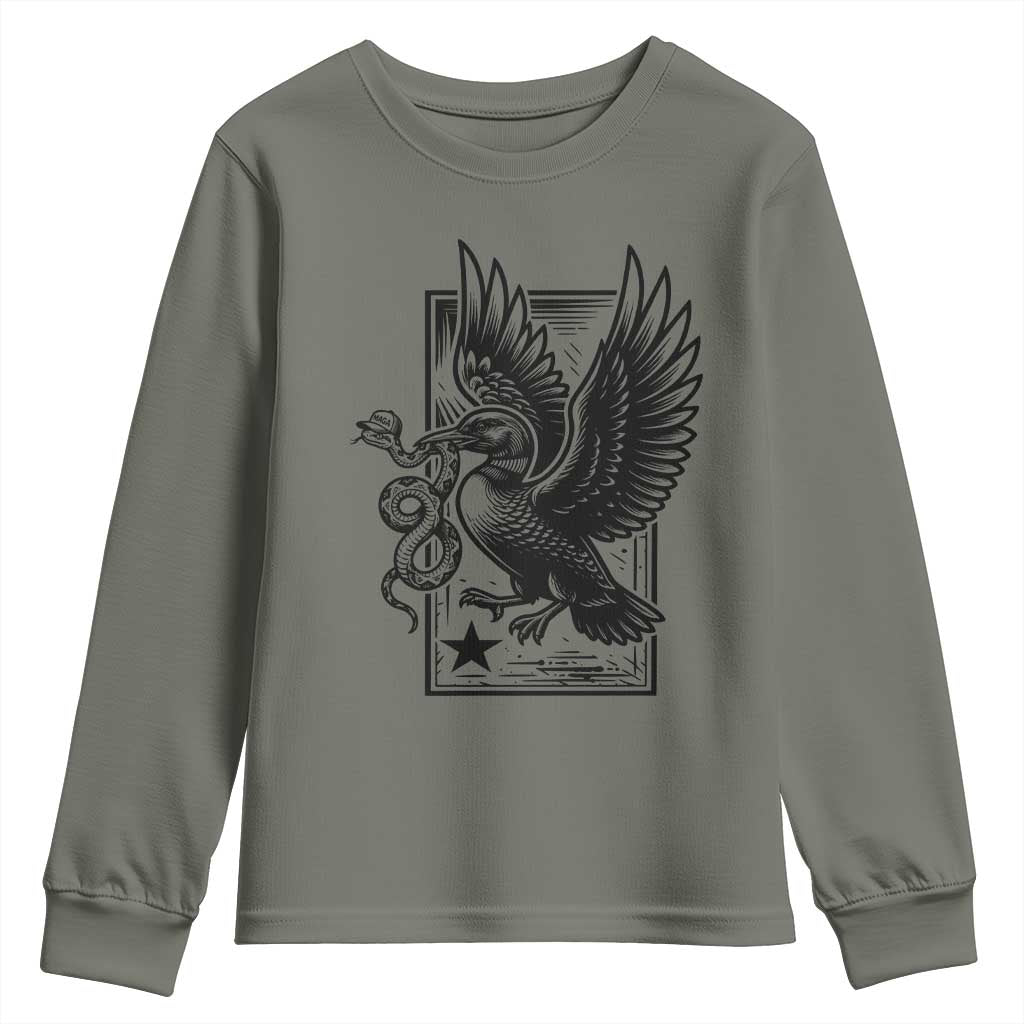 Rebel Loon Takes Down The Snake Youth Sweatshirt Support MN Anti Ice Movement