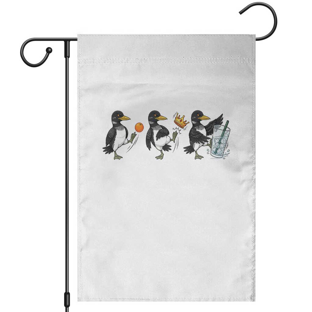 Funny No Kings MN Rebel Loon Garden Flag Minnesota State Pride