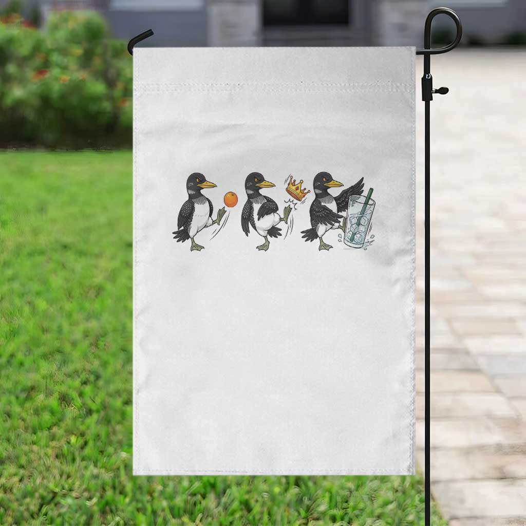 Funny No Kings MN Rebel Loon Garden Flag Minnesota State Pride